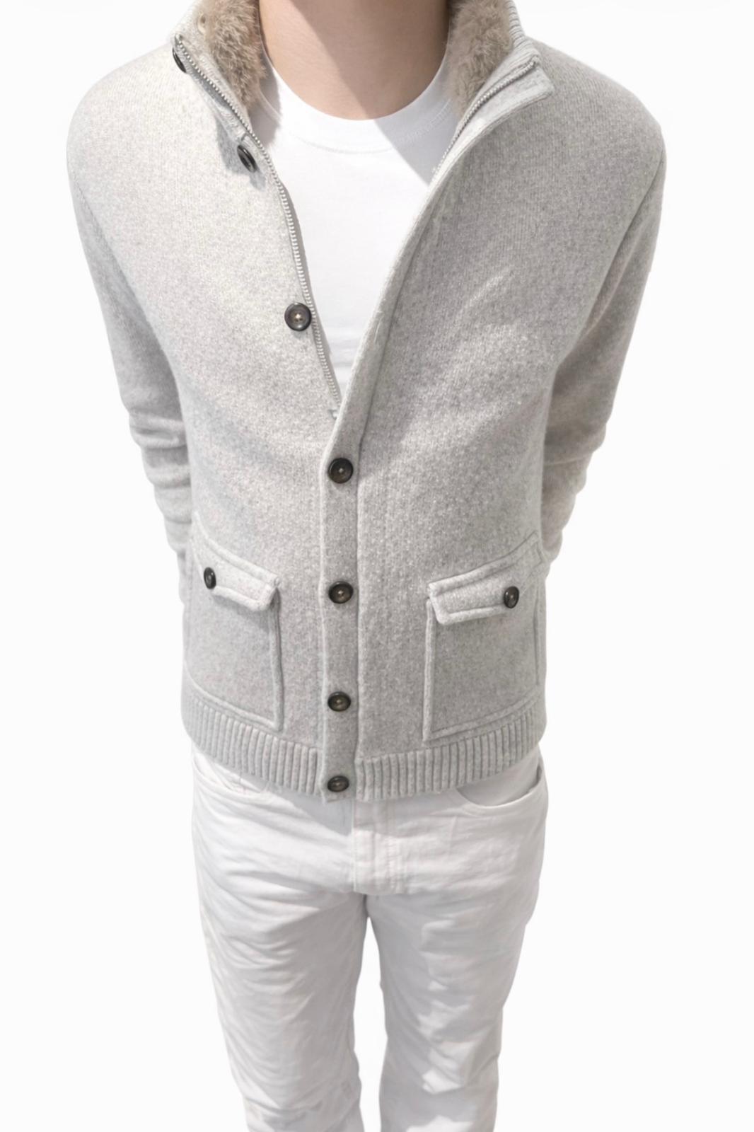 Beige Cardigan – Onte Lumière